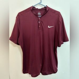 Maroon Nike Dri-Fit Shirt